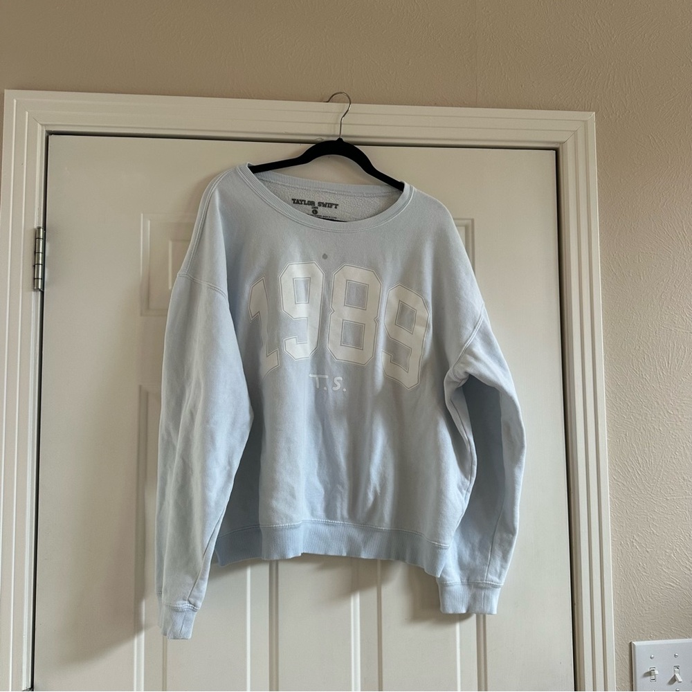 Taylor Swift 1989 Light Blue Sweater